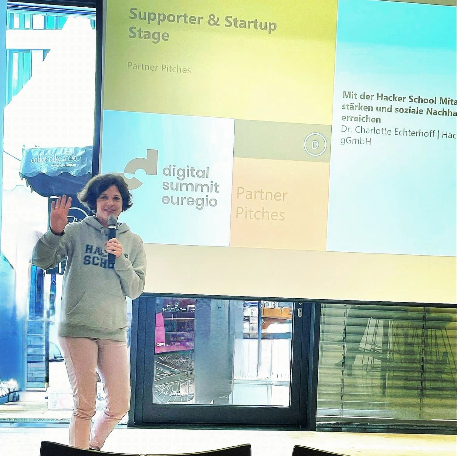 🎤 Highlight heute in Münster: Partner Pitch auf dem #DSE24!